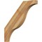 Ekena Millwork 4"W x 36"D x 36"H Funston Rough Sawn Knee Brace, Western Red Cedar BRC04X36X36FST00RWR - alternate 1